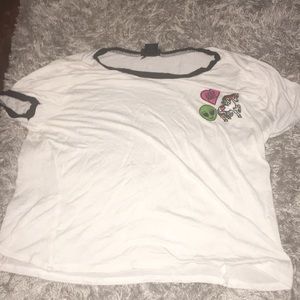 Rue 21 White Crop Top